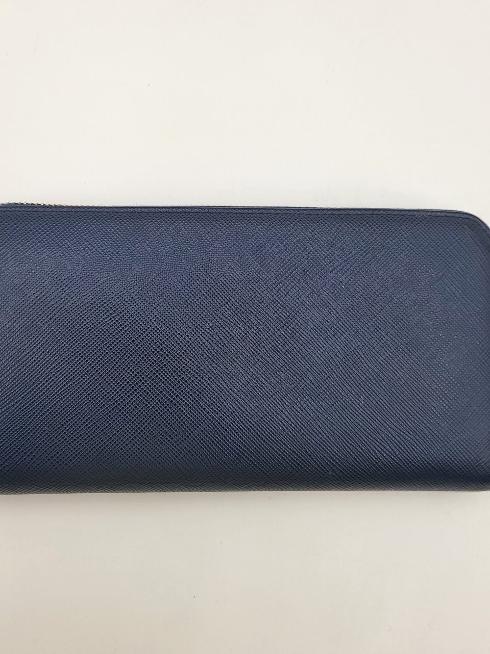PRADA Blue Saffiano Leather Large Organizer Zip Wallet. Authentic. - Picture 3 of 16